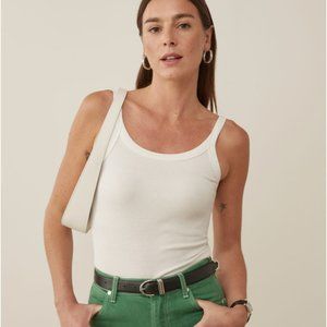 NWT Reformation Calie Tank in White Size S